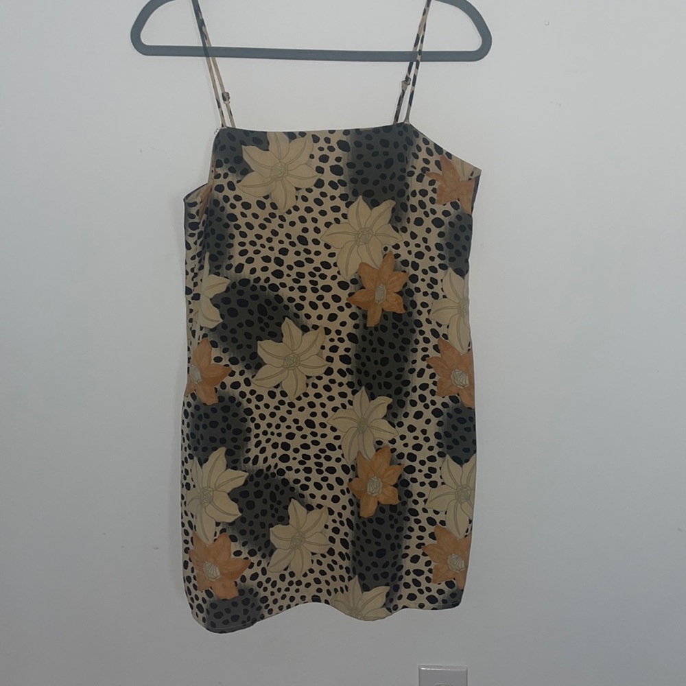 Amuse Society multicolor slip dress size S